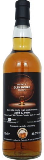 Glen Moray 12Y (1st Fill Oloroso) - 49,5%