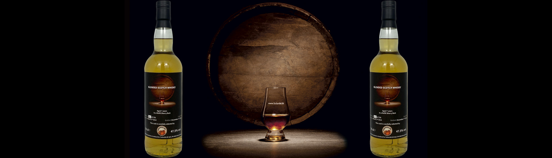 2022 Messe Whisky - Blended Skotsk Whisky 7Y - Fadandel.dk