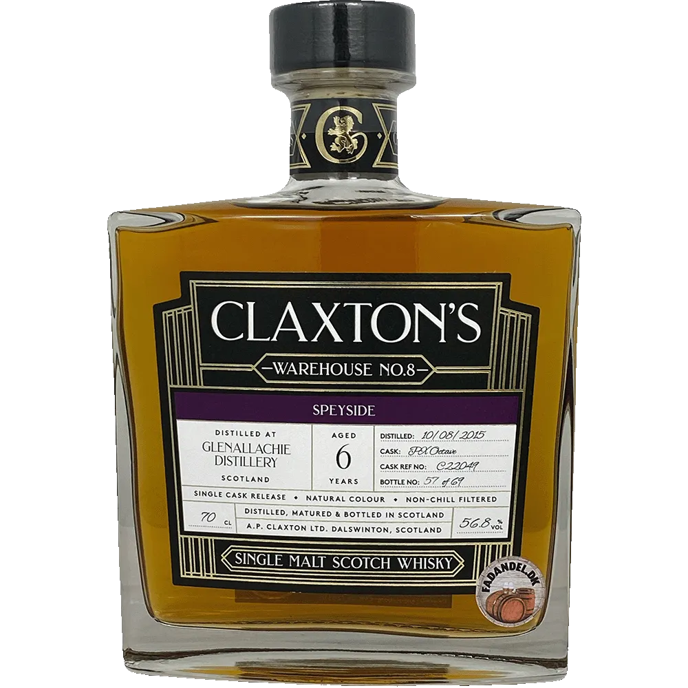 Glenallachie 6 år Claxton's Exclusive For Fadandel.dk 56,8%