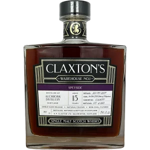 Auchroisk 15Y (PX Sherry Hogshead) 56.2% Claxton's WH No 1 Bottle - Fadandel.dk