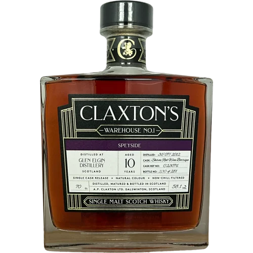 Glen Elgin 10 år (Australian Shiraz Red Wine Barrique) 58.1% Claxton's WH No 1 - Fadandel.dk