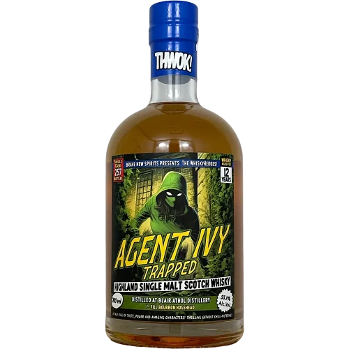 Agent Ivy Trapped 12 År (1st Fill Bourbon Hogshead) 55.1% WhiskyHeroes R. 1 - Fadandel.dk